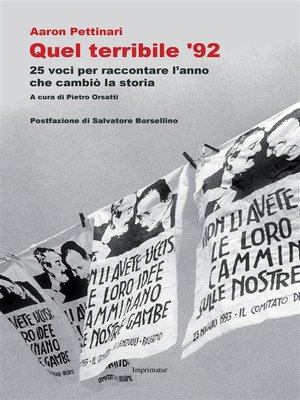 cover image of Quel terribile '92
